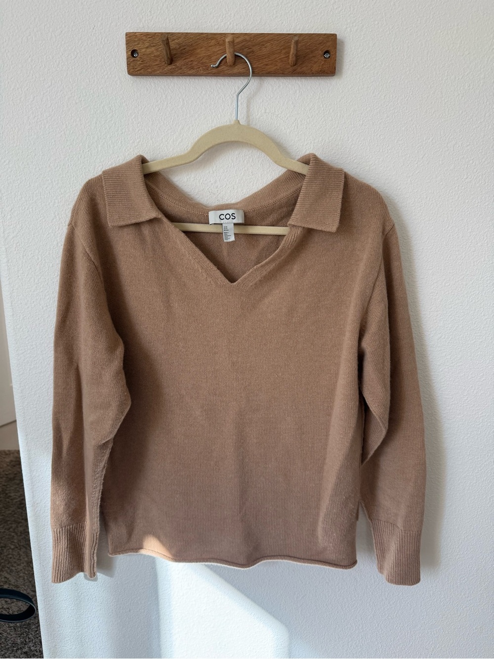 Cos wool polo sweater